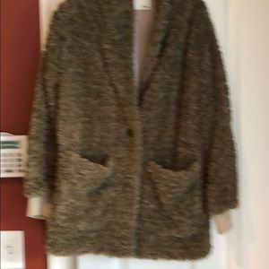 Furry teddy jacket  from Aritzia